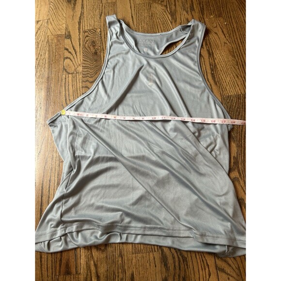 Boohoo Man Active Racer Men's Gray Tank Top 100% Polyester Size L - Picture 5 of 7